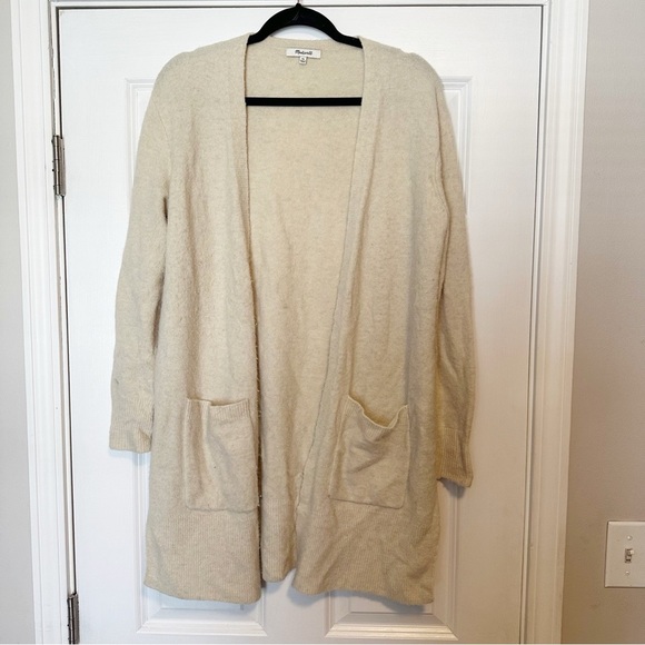 Madewell Kent wool alpaca blend longline cardigan - Picture 2 of 6